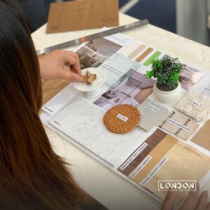 Interior Design Material Board Creation